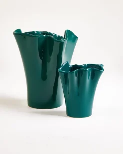 Duna vase S dark green