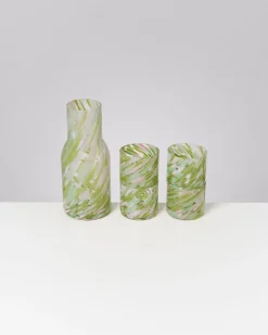 Joia Drops - Set of 5 pieces small green pink