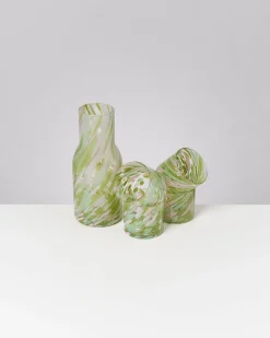 Joia Drops - Set of 5 pieces small green pink