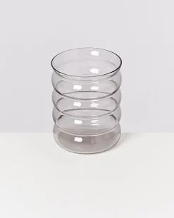 Joia Glas groß bubble grau 6er-Set