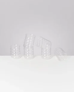 Joia Glas groß bubble transparent 6er-Set