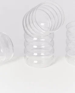 Joia Glas groß bubble transparent