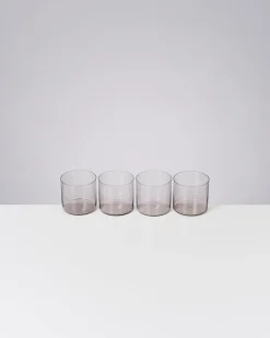 Joia Glas klein grau 4er-Set