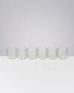 Joia - Set of 6 glass small emerald