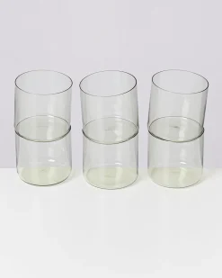 Joia - Set of 6 glass small emerald