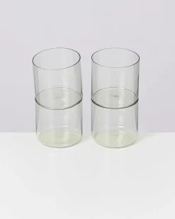 Joia - Set of 4 glass small emerald