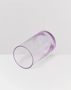 Leiria - Glass riffled purple