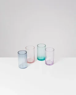 Leiria - Glass riffled purple