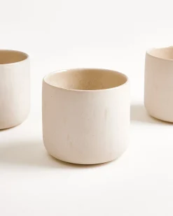 Lorosa - Large cup sand Set of 6
