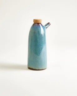 Madeira Essig- & Ölflasche grünblau
