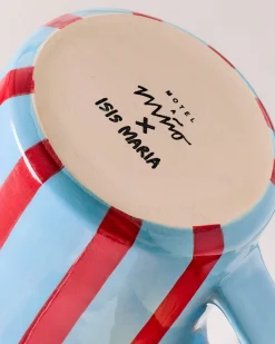 MaM x Isis-Maria Brisa mug blue red striped