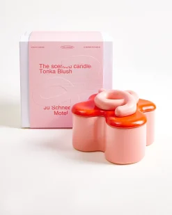 MaM x Ju Schnee Viparita scented candle "Tonka Blush" pink red