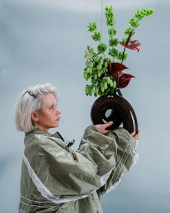 MaM x Ju Schnee Viparita vase L mokka
