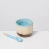 MaM x Mälzer&Fu Affogato cup & spoon light blue brown