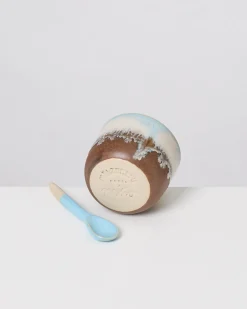 MaM x Mälzer&Fu Affogato cup & spoon light blue brown