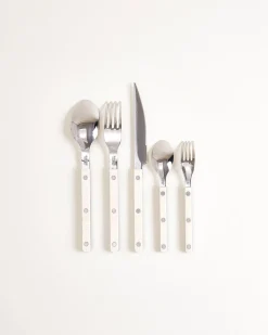 MaM x Sabre Paris Besteck 5er-Set dunkelgrün off-white