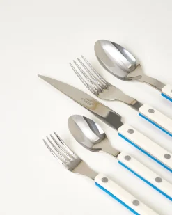 MaM x Sabre Paris - Cutlery Set of 5 off-white blue
