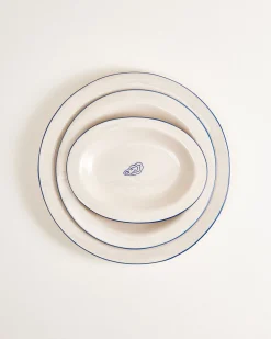 MaM x Sabre Paris Teller-Set blau 5-teilig