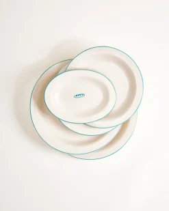 MaM x Sabre Paris Teller-Set dunkelgrün 5-teilig