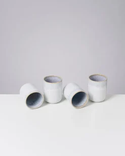 Melides - Set of 4 mugs large stoneblue
