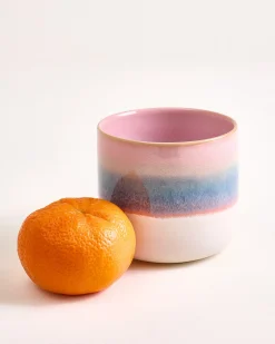 Nódoa - Large cup dipped pink blue Set of 6