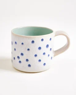 Nódoa - Large mug dotted mint blue