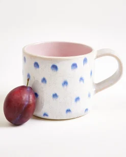 Nódoa - Large mug dotted pink blue