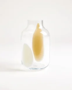 Nuno glass vase M - sand drops
