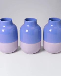 Nuno Vase L - cornflower lilac