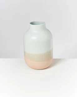 Nuno - Vase L light blue sand