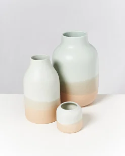 Nuno - Vase L light blue sand