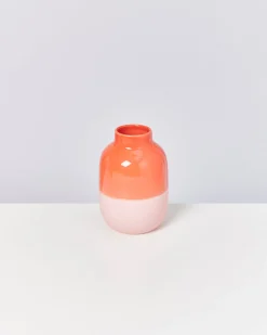 Nuno - Vase M coral pink