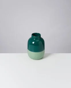 Nuno Vase M darkgreen sage