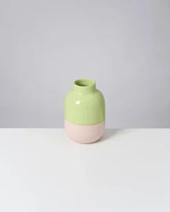 Nuno - Vase M lime rosé