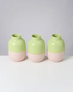 Nuno - Vase M lime rosé