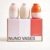 Nuno - Vase Set of 3 pink sand coral