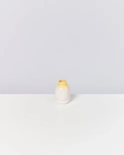 Nuno - Vase S speckled yellow pink