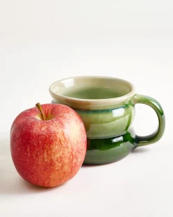 Ombra - Small mug Bubble green dark green Set of 4