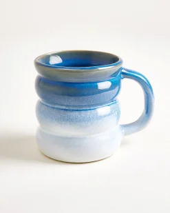 Ombra Tasse groß bubble dunkelblau hellblau
