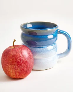 Ombra Tasse groß bubble dunkelblau hellblau