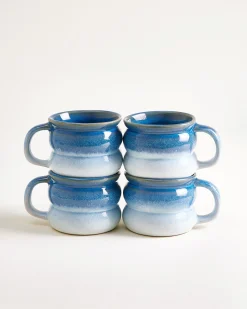 Ombra Tasse klein bubble dunkelblau hellblau