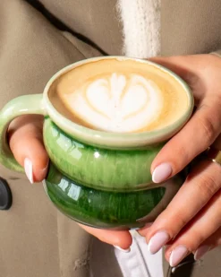 Ombra Tasse klein bubble grün dunkelgrün