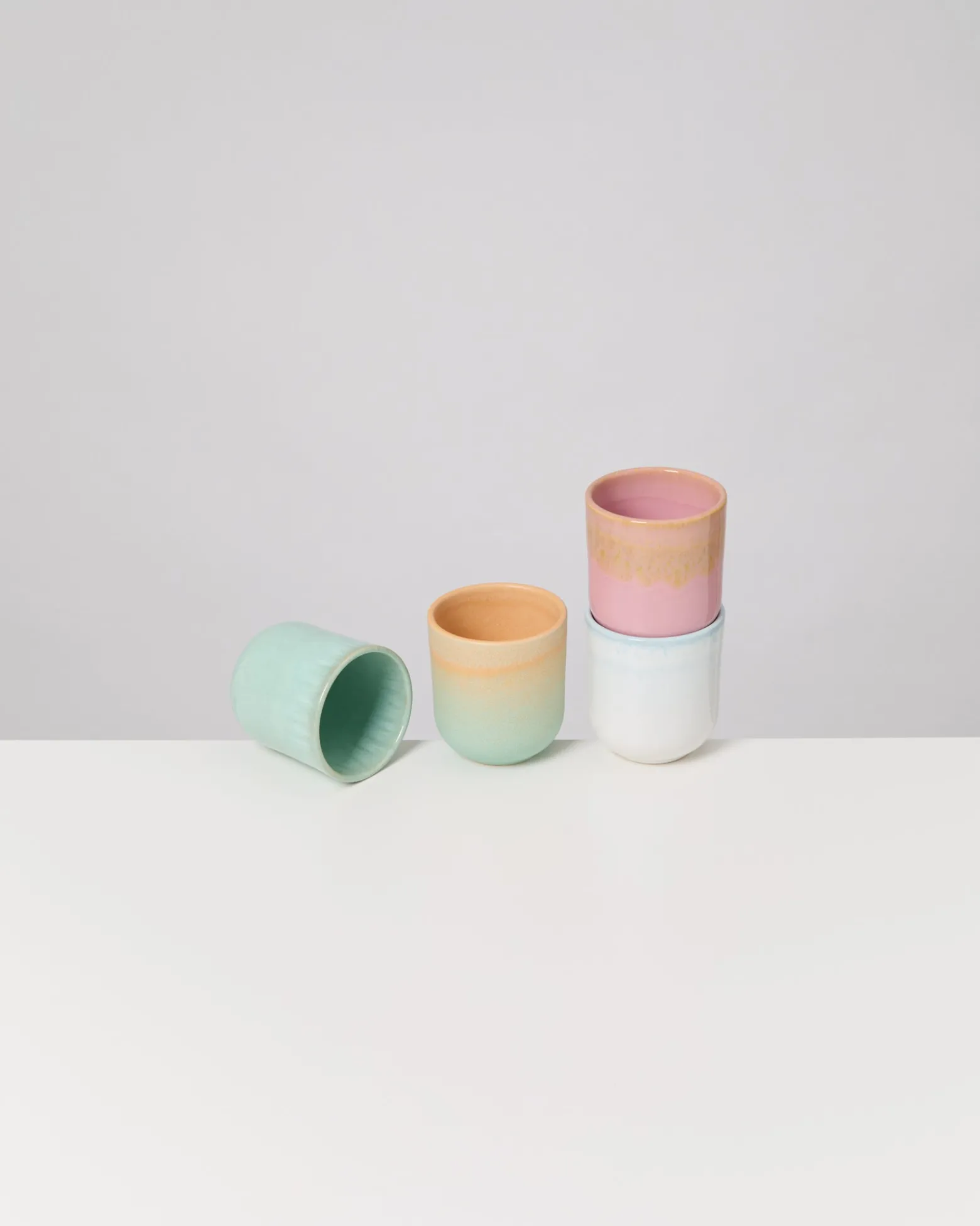 Pastel Whisper - Set of 4 small cups