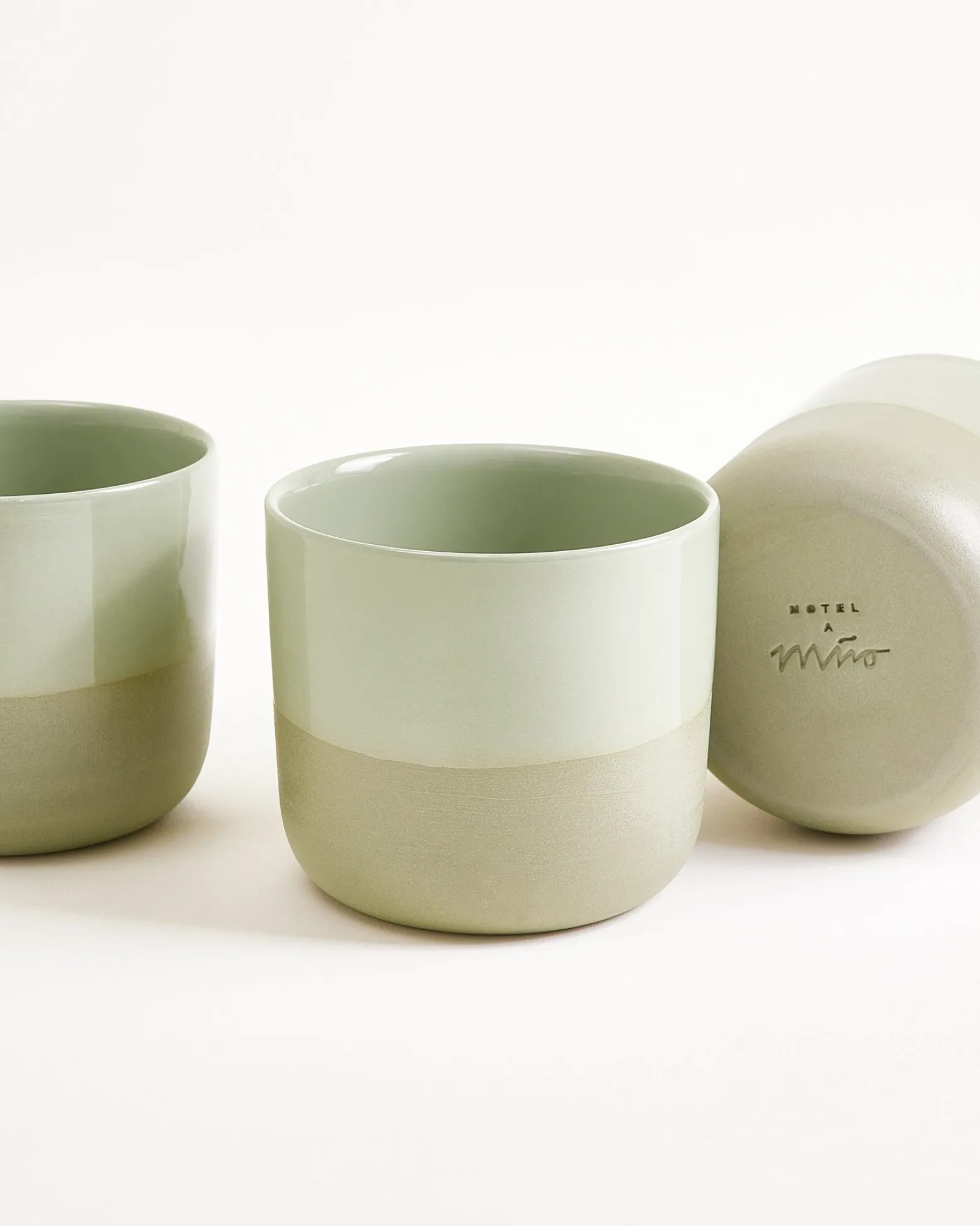 Seda Becher klein salbeigrün 4er-Set