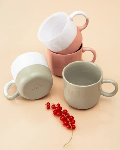 Seda - Mug small pink white