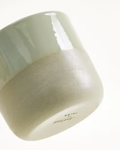 Seda - Set of 4 cups small sage green