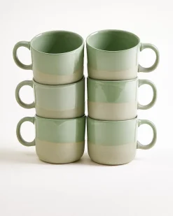 Seda Tasse klein salbeigrün 6er-Set
