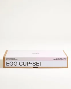 Seia Egg Cups, Pink Sand, Set of 4