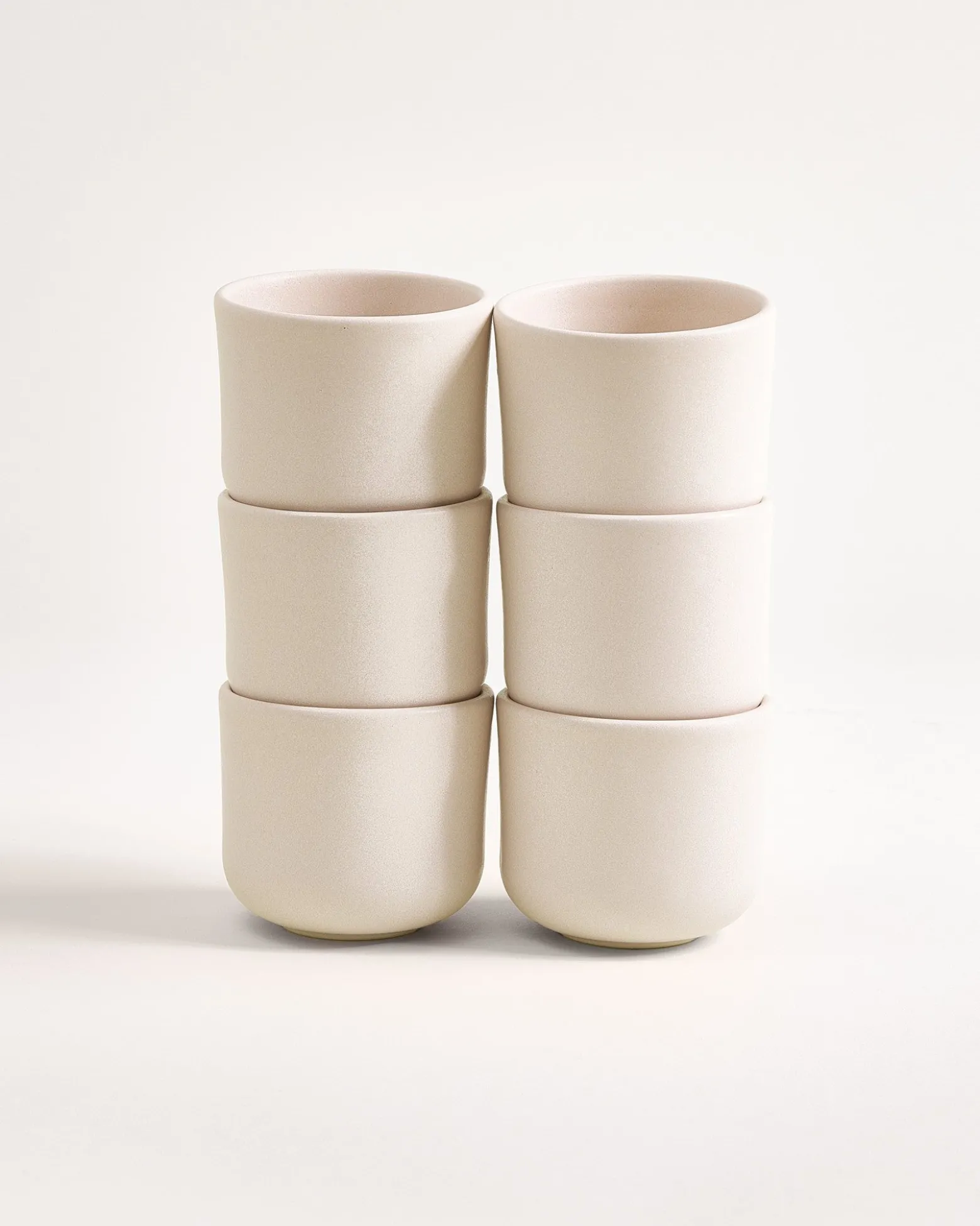 Sereno Becher klein sand 6er-Set