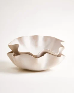 Sintra - Large Serving bowl Shell sand